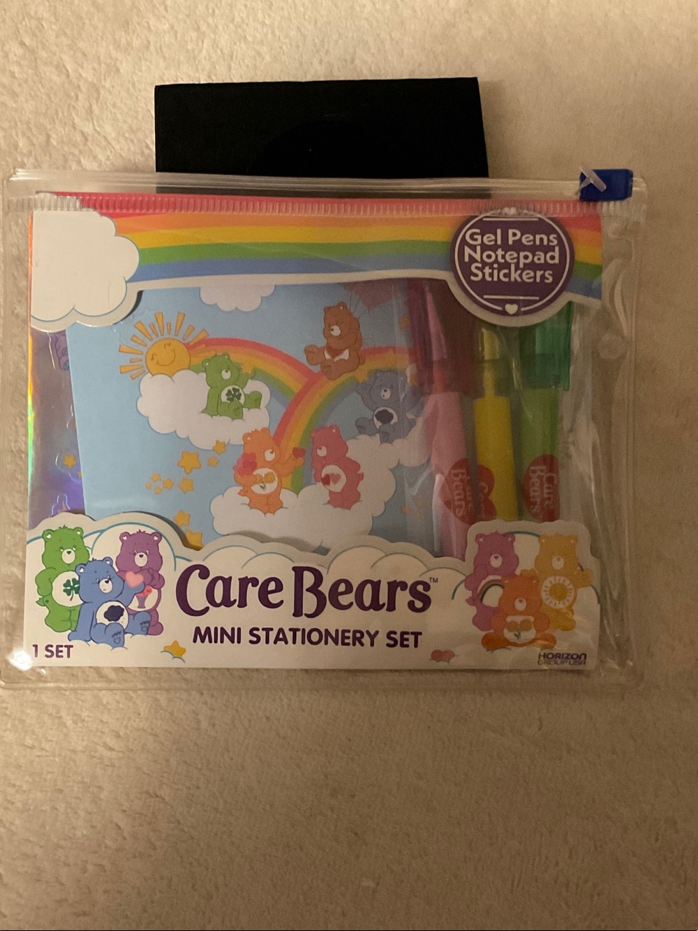 Care Bears Rainbow Gel Pens & Notepad Mini Stationery Set